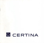 Brochure manufacture Certina
