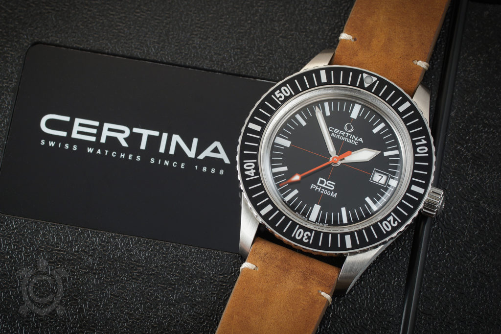 Certina DS PH200M with leather strap